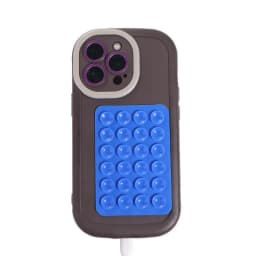2Pcs Double Side Silicone Suction Pad For Mobile Phone Fixture Suction Cup Backed Adhesive Sucker Fixed Pad