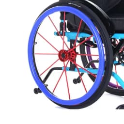 1 Pair 22/24 Inch Wheelchair Push Rim Covers Non-Slip Grips Silicone Hand Cover Rear Wheel Grips Accessories