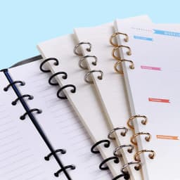 5Pcs Alloy Binder Rings Set Assorted Sizes Gold Color Loose Leaf Rings Multipurpose Book Rings for Office School DIY Crafts