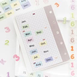 Journal GO 30pcs Matte PET Alphabet & Number Stickers Pastel Letter Decals for Scrapbooking Card Journaling & DIY Crafts