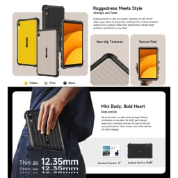 Ulefone Rugking Pad Pro Rugged Tablet PC 8GB+128GB 8.68'' Android 16 7100mAh Battery 16MP Unisoc T7250 Octa Core 4G Tablet PC