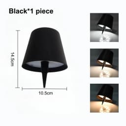 AITHEA Wireless LED Wine Bottle Light Rechargeable Vases Table Lamp Touch Switch Night Light for Cafe Bar Club Restaurant Decor