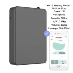 Coverage 500m³ Smart Essential Oil Diffuser Bluetooth App Control Wall Mounted Aroma Diffuser Scent Machine For Hotel Home