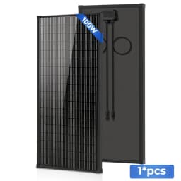 (AU Stock 2-5 Days) AeternaSol 400W/200W W 25.6% High-Efficiency PV Power for Home Rooftop 18B N-Type Solar Panel 12V Monocrystalline Solar Panel 18BB Cells High Efficiency Module RV Marine Boat Caravan Off Grid Monocrystalline Solar Panels Charging 12V