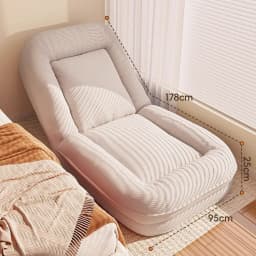 Lazy Sofa Reclining and Sleeping Large Living Room Folding Single Tatami Back Recliner