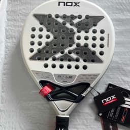 NOX AT10 ML10 3K 12K 18K 2023-2026 Padel Racket Carbon Fiber Surface with EVA Memory Flex Foam Core Lightweight Padel Racquet