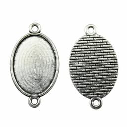 10pcs 18x25mm Inner Size Antique Silver Plated 31 Styles Cameo Cabochon Base Setting Charms Pendant Necklace Findings