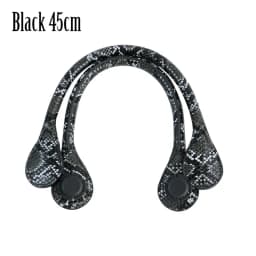 TANQU Long Short Faux Snakeskin Snake Skin Handle for Obag PU Leather Straps for O BAG Standard Mini Ochic O Chic Accessoires