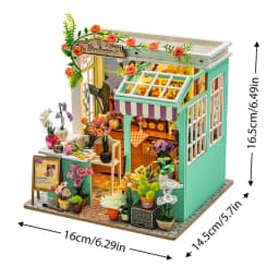Mini Wooden Doll House DIY Small House Kit 3D Puzzle Making Room Dollhouses Toys Home Bedroom Decorations With Furniture Gifts