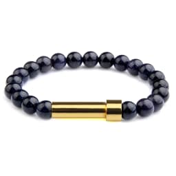 Natural Stone Couples Bracelet Secret Message Tube Notes Can Be Placed Friendship Bracelets For Women Men Charming Jewelry