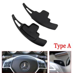 For Mercedes Benz A B Class W447 W176 W246 MB SLK R172 CLA C117 GLA X156 Car Steering Wheel Paddles Shifter Extender Accessories