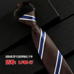 NEW Paisley Zipper Ties for Men 8CM Neck Tie Solid Striped Polka Dots Silk Neckties Men's Wedding Zipper Tie Blue Lazy Ties