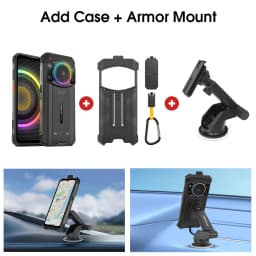 Ulefone Armor 21 16GB RAM 256GB ROM ,Android15 Helio G99 6nm, 64MP Camera,24MP Night Vision Camera ,9600mAh.6.58"120Hz.NFC