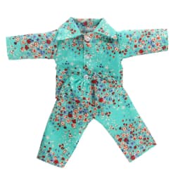 Doll Clothes Multi-Print Pajama Daily Outfit Fit 18Inch American&43CM Born Baby Doll Accessories,Girl Gifts Toy Festival Gifts