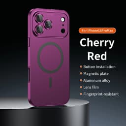 Luxurious Aluminium Magnetic Phone Case For iPhone 13 14 15 16 17 18 Pro Max Plus 17 Air Lens Glass Protective Metal Phone Cover