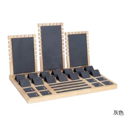 Solid Wood Jewelry Display Stand Necklace Pendant Bracelet Chain Ring Earrings Stud Organizer Jewelry Display Props Entire Set