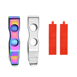 TONIFE Multipurpose Clip Mountable Attachable Pocket Clip for Belt Holster for Smartphones Hip Clip Stainless Steel Adhesive