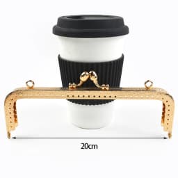 1/2/5Pcs 8.5-20cm Metal Gold Embossed Bag Handle Purse Frame Kiss Clasp for Women's Handbag Wallet DIY Handmade Bags Accessories