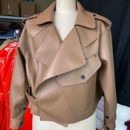 YOLOAgain 2025 Spring Dark Brown Oversized Leather Jacket Women Real Leather Jacket Female Overcoat