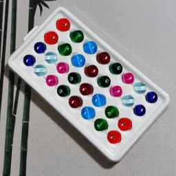 10-12mm Loose Diamond Storage Box 32 Positions Pearl Jewelry Organizer Package Box White Beads Stone Gem Display Cover Box Tray