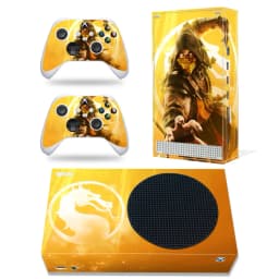For X-box Series S Console and 2 Controllers Skin Sticker Protective Decal Cover Full Set Killer Design Compatible with XSS Skin