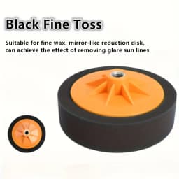 6-Inch Car Polishing Sponge Pad with M14 Thread - Durable Plastic for Buffer Polisher Polishing