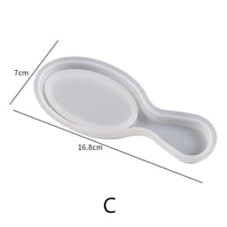 Silicone Mold Comb Casting Mold Jewelry Resin Mould Handcraft Epoxy Accessories Fashion Craft Supplies Clear Base