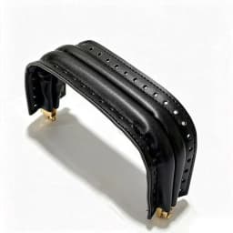 1PC Leather Covered Purse Frame Aluminum Bag Clasp Frame DIY Handbag Making Sewing Craft Replacement Handle Hardware Accessory