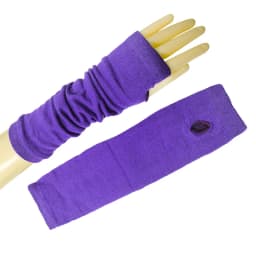 Men Women's Summer Winter Long Knitted Stripe Hip-Hop Emo Gothic Lolita Black Fingerless Gloves Girls Boys Arm Warmers Gloves
