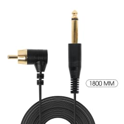 High Quality Tattoo Machine Clip Cord RCA/DC Plug For Tattoo Power Supply Pedal Hook Line Audio Cable Permanent Makeup Accessory