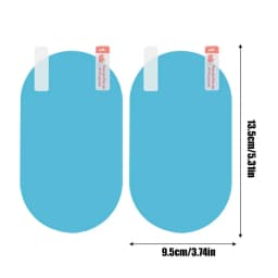 1 Pair Car Rear View Mirror Waterproof Film Car Rearview Mirror Rain Film Clear Sight In Rainy Days Auto Accessories