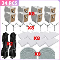 Fit For Lydsto R1 Edge/R1D Edge, MiWhole M9 Lite, NARWAL Freo S, Roidmi Eve Rook/Rook S, Haier Civic X11 Pro Brush Filter Bag