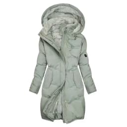 Winter Hooded Cotton Jacket Thick Warm Windbreaker Slim Jackets Long Insulated Velvet Coat For Women Solid Thick Parker Overcoat