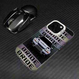 Japanese JDM Car BRIDE Phone Case For iPhone 16e 16 15 14 13 12 11 mini Pro Max X XR XSMAX 8 7 Plus Anti Fall Matte Back Cover