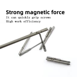 60-150mm 801 Phillips Electric Screwdriver Bit 1Pcs S2 Alloy Steel 5mm Round Shank Strong Magnetic Cross Screwdriver Bits