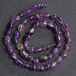 6-8MM Natural Stone Beads Amethysts Fluorite Citrine Irregular Shape Loose Bead For Women Jewelry Making Bracelet DIY Accessory