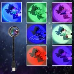 Usb Sunset Lamp Colorful Gradient Led Home Background Decoration Photography Mood Lights Flexible Decorative Atmosphere Lamps