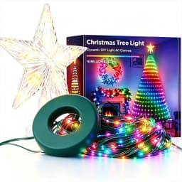 New Christmas Gift - Smart Christmas Tree Lights, 6/7FT 400LED Fairy Light for Indoor Outdoor Waterproof,Holiday Home Decor