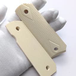 1Pair 1911 Grips Lmitation Ivory Handle Patch Custom Non-slip Scales Patches For CNC 1911 Handle Grips