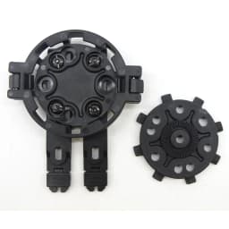 Gun Holster Molle Quick Disconnect Kit 360 Degree Angles Platform Holster Adapter for Glock 17 19 22 23