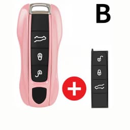 For Porsche Panamera Carrera Macan Boxster Cayman Cayenne Taycan 911 970 981 991 Car Smart Remote Key Case Fob Covers Set Shell