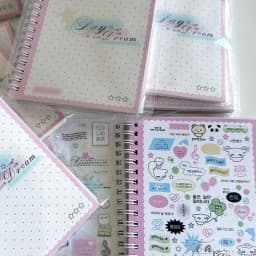 32pcs/book New Korean Ins Cute Multi-material Sticker for Phone Camera Journal DIY Decoration Sticker Kawaii Stationery Gift