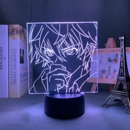 3d Lamp Anime Future Diary Yuno Gasai for Bedroom Decor Night Light Kids Birthday Gift Manga Future Diary Room Led Light Bedside