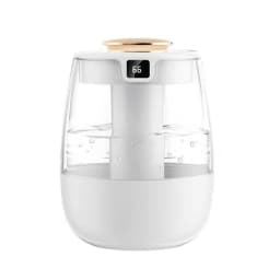 Air Humidifier 1.3L Large Capacity Double Spray Humidifier for Home Bedroom Plant Desktop USB Water Humidifier with Night Lamp
