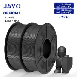 JAYO PLA/PETG/SILK/TPU/ABS 3D Printer Filament 1.75mm 2 Rolls 3D Printing Materials for 3D Printer Free Shippment