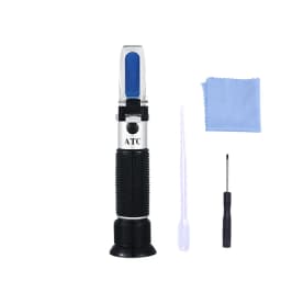 Range 0-80% Wine Content Tester Handheld Alcohol Refractometer Meter Beer Liquor ATC Spirits Tester Meter Box Optional