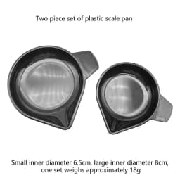 1 Set Weighing Powder Pans Scale Pan For Weigh Liquid Powder Gems Diamond Gemstone Weighing Pan