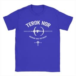 Men T-Shirt Star Treks Deep Space Nine Terok Nor Novelty 100% Cotton Tee Shirt Short Sleeve T Shirt O Neck Clothing Graphic