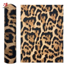 Leopard Print PU Leatherette Sewing Fabric Faux Leather DIY Craft Brooch Hair Bows GIFT Handmade Earring Making Doll Decor
