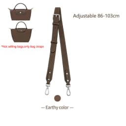 Cowhide Leather Crossbody Bag Shoulder Strap Fit for Longchamp Terra mini Replacement without punching modification Accessories